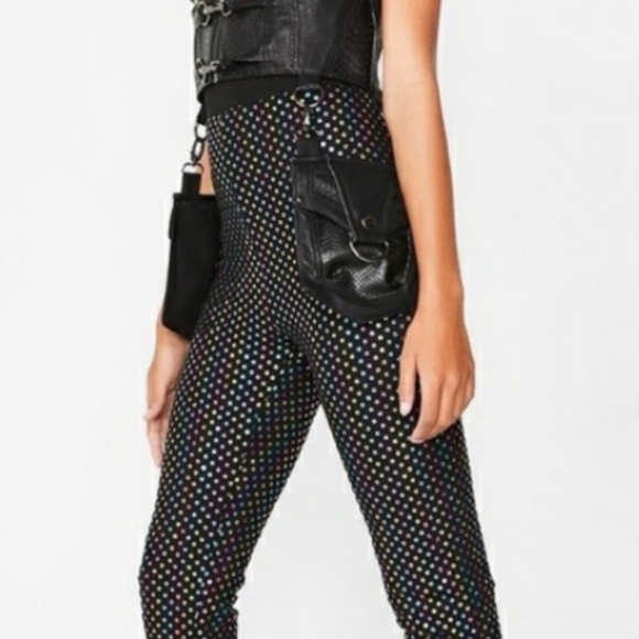 Candy Tingz High-rise Pants Dolls Kill x Jaded London - Picture 2 of 6